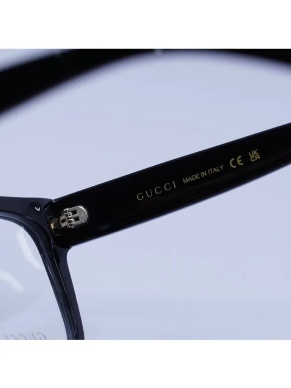 Gucci GG1791O 005 Eyeglasses Shiny Black 53mm Cat Eye Frame